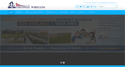 Desktop Screenshot of colonialwireless.com