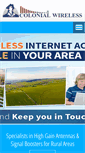 Mobile Screenshot of colonialwireless.com